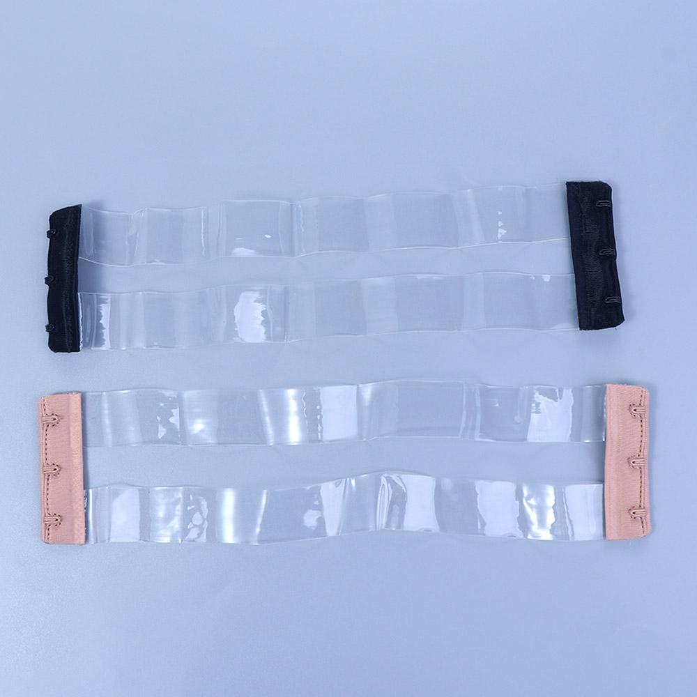 Elastic Band 3 Hooks Women Bra Accessories Transparent Bra Extender Extension Buckle Bra Buckle
