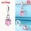 Real Copperoriginal Charms Luminous Firefly Pendant Beads Fit Brand Bracelets Diy Original Fine Jewelry For Women Gifts
