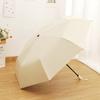 Vinyl Boys and Girls Folding Thickening Solid Dual-Use Umbrella