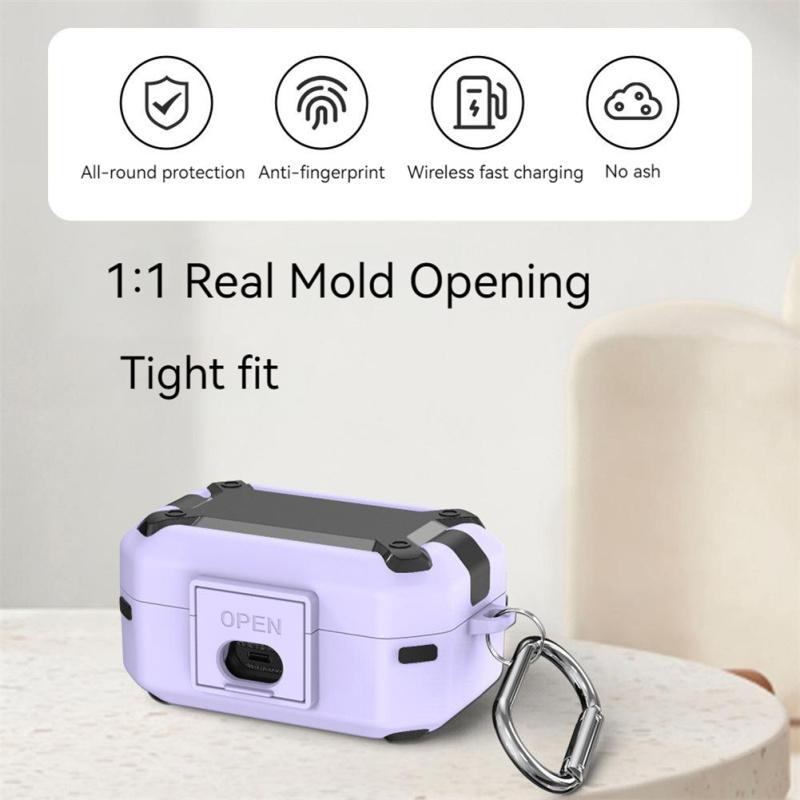 Shockproof Headphone Case Non-slip Sleeve Frame Compatible For Sennheiser Momentum True Wireless 3
