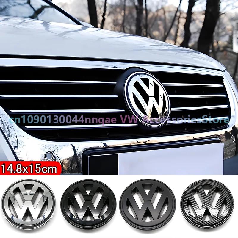 For VOLKSWAGEN VW 1pc ABS VW car logo front grille trunk badge for Volkswagen MAGOTAN B6 2006-2011 high-end modified vw accessor