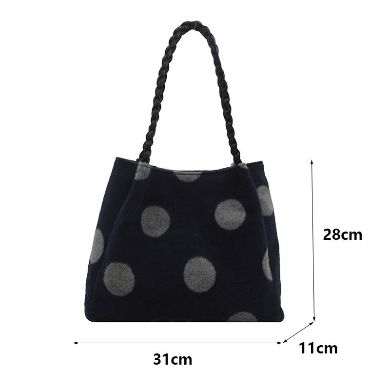 Retro Suede Tote Bags for Women Shoulder Bags Large Capacity Armpit Bag Shopping Bag Class Bags for Girl Designer Bag