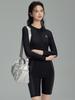 Women's Long Sleeve One-Piece Wetsuit: Sun Protective, Quick Dry, Conservative, Plus Size, Slimming Swimwear