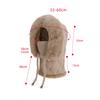 Winter Warm Mask Scarf Integrated Cap Outdoor Windproof Knitted Cap Women's Ear Protection Wool Cap