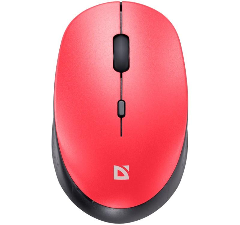 Wireless Mouse Silent Click AURIS MB-027 800/1200/1600 DPI Red
