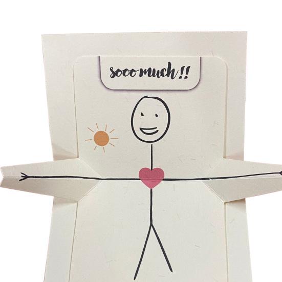 1/2/3Pcs Romantic Greeting Card I Love You Pop Up Card 3D Happy Anniversary Card Boyfriend Girlfriend Surprise Card