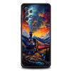 Cartoon Train Phone Case for Samsung Galaxy A15 A14 A25 A54 A34 A51 A71 A72 A73 A32 A52 A52S A11 A21S A31 A41 5G Soft Shell Bags