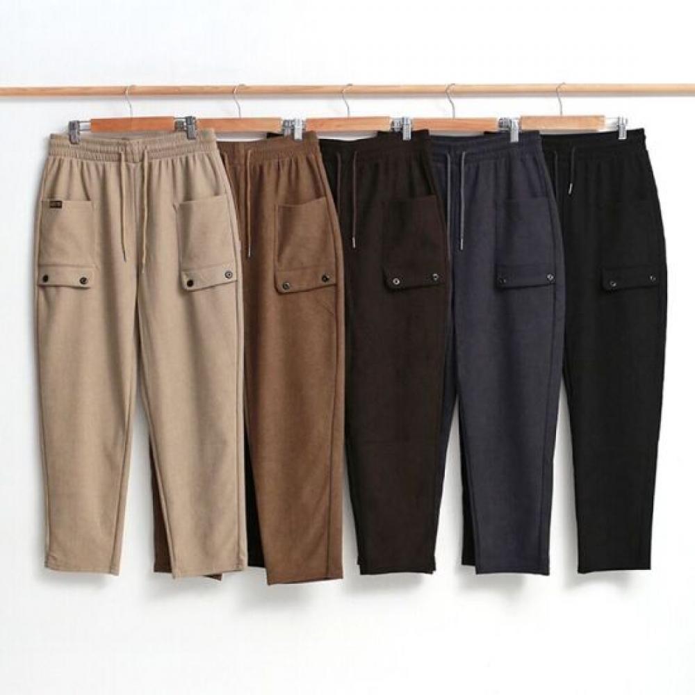 From Heart Women Big Size Big Pocket Corduroy Baggy Pants