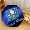 Sheffield Wednesday FC Automatic 3‑Fold Umbrella 8‑Rib Windproof Folding Umbrella Sun Rain Protection For Outdoor Travel Daily Use