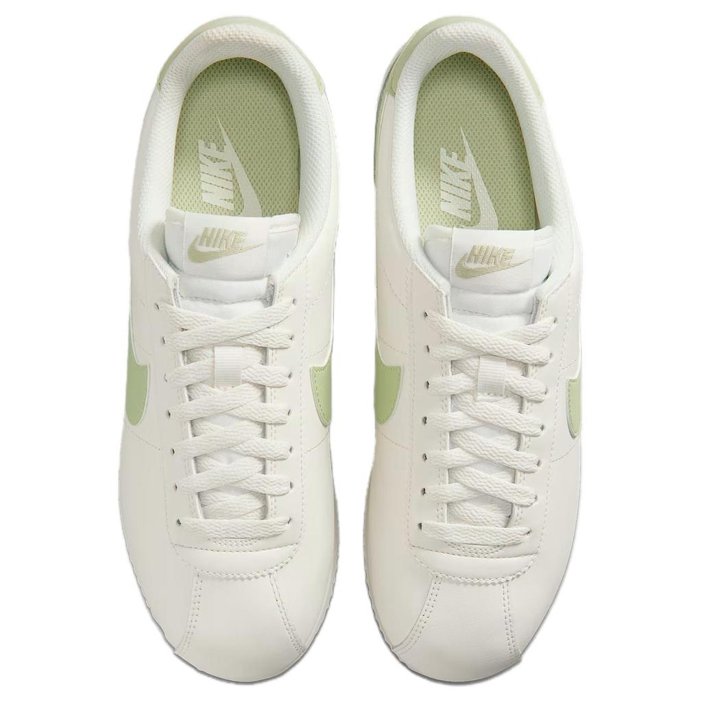 Nike Cortez Leder Bequeme Passform Lifestyle Schuhe Damen Sneaker Weiß Grün DN1791-117