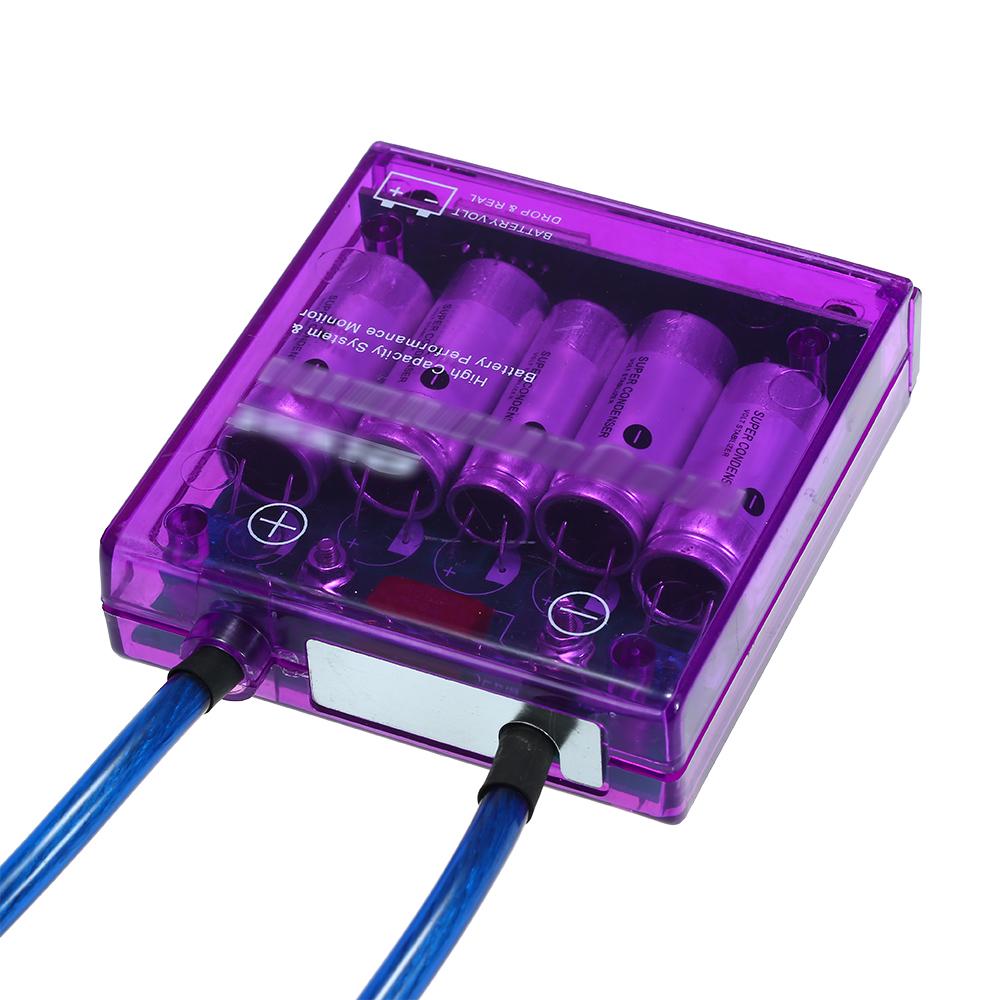 Car Digital Voltage Stabilizer   12V Electric Voltage Regulator Rectifier with Earth Ground Cables and Mounting Hardware Kit