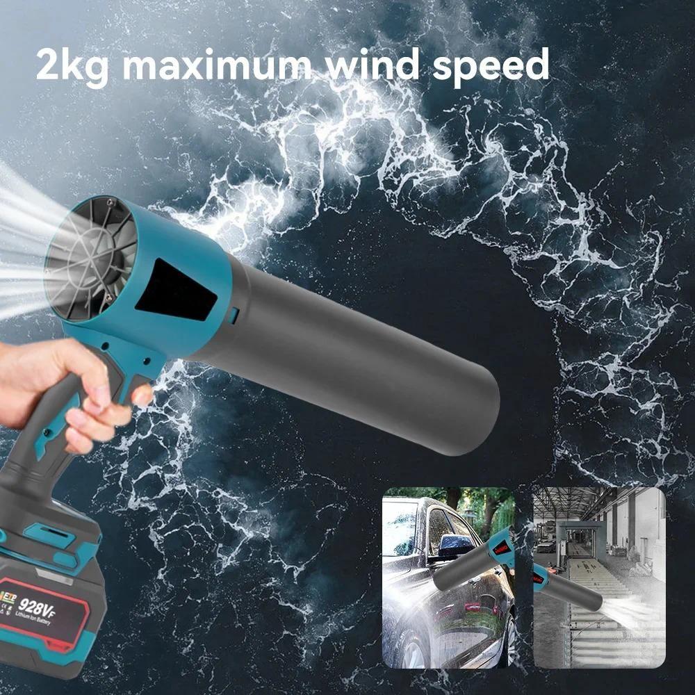 300000RPM 400M/S Jet Fan Dust Blowing Power Tool Brushless Electric Turbo Blower Portable Handheld Leaf Blower
