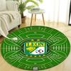 Personalized Leon logo Round Chair Office Rug - Perfect for Mat, Office Chair & More - Ideal Gift for Birthdays and Holidays