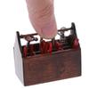 1Set 1:12 Dollhouse Miniature Toolbox Handmade Tools Sets Model Furniture Accessories For Doll House Decor Toys Decorative Props