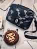 BAPE KIDS Bathing Ape Camo Black Shoulder Bag MILO Pouch 2022 AW Mag Free Gift