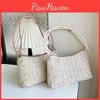 Modern Woven Handbag 2024 Soft Velvet Casual Purse For Daily Travel Use