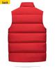 Men's Cotton-Padded Stand Collar Vest - Autumn/Winter Casual Sleeveless Outerwear