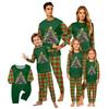 Christmas Print Long Sleeve Pants Family Matching Pajama Set Loungewear for Adults and Kids