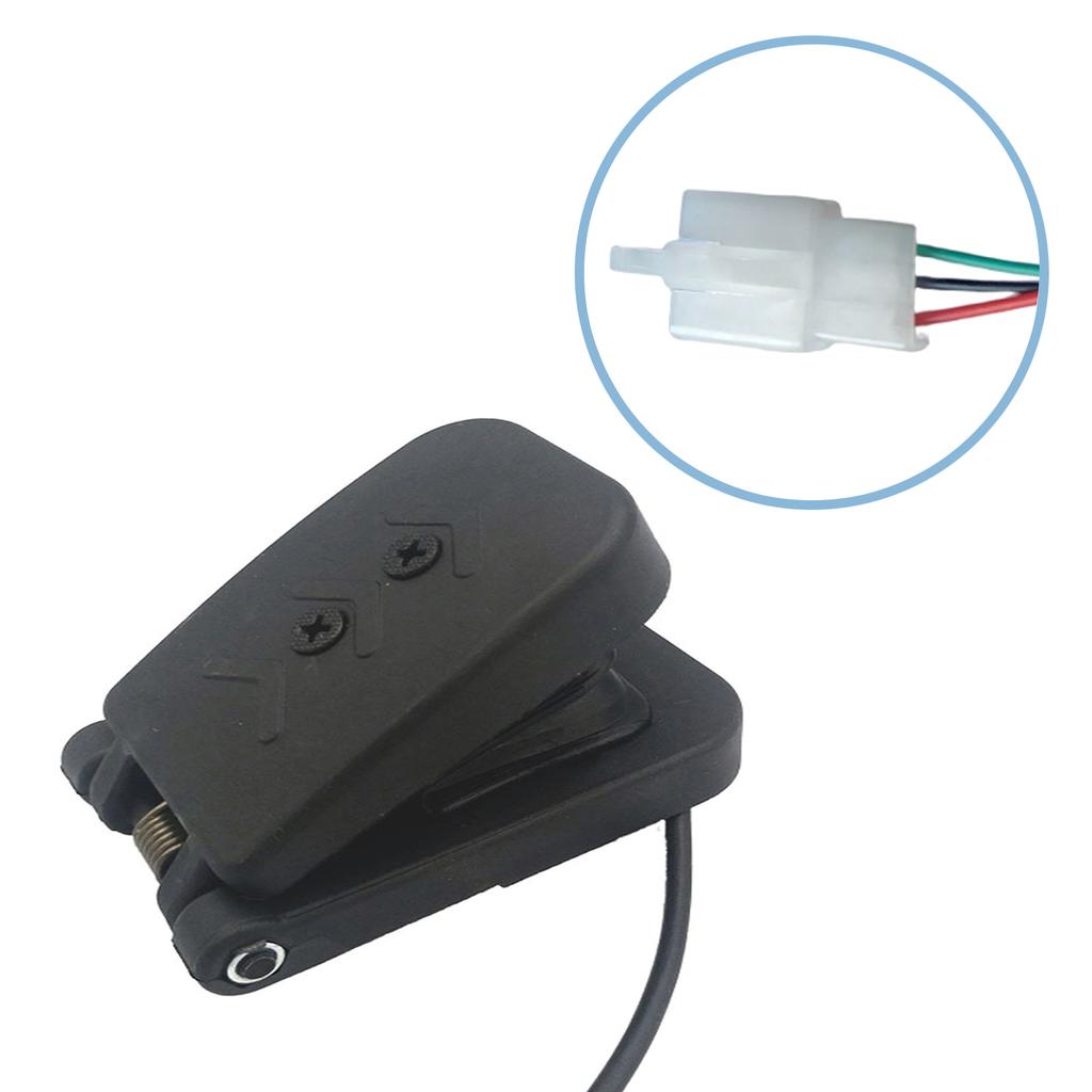 Fotpedal for akselerasjon, gasspedalsett for hastighetskontroll - erstatning for elbil, scooter, båt, minisykkel, firhjuling, gokart