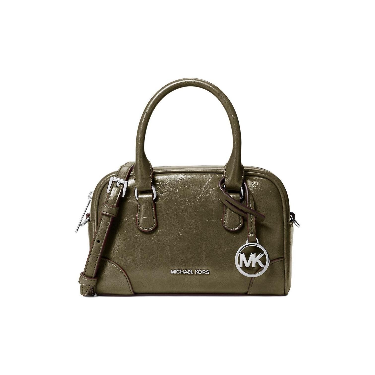 Michael Kors Mk Thompson Mini Tote Bag Women tote bags Olive-Green 35F5S7OC0Y-OLIVE Basic Set (Bag)