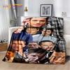 3D-Druck Tom Hardy Schauspieler Star Weiche Plüschdecke, Flanelldecke Überwurfdecke für Wohnzimmer Schlafzimmer Bett Sofa Picknick Abdeckung