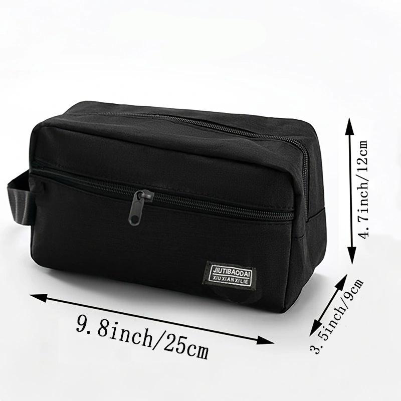 Men'S Business Toiletry Bag, Travel Makeup Organizer, Large Capacity Storage Pouch, Durable Fashion Design, Ideal For Daily Use