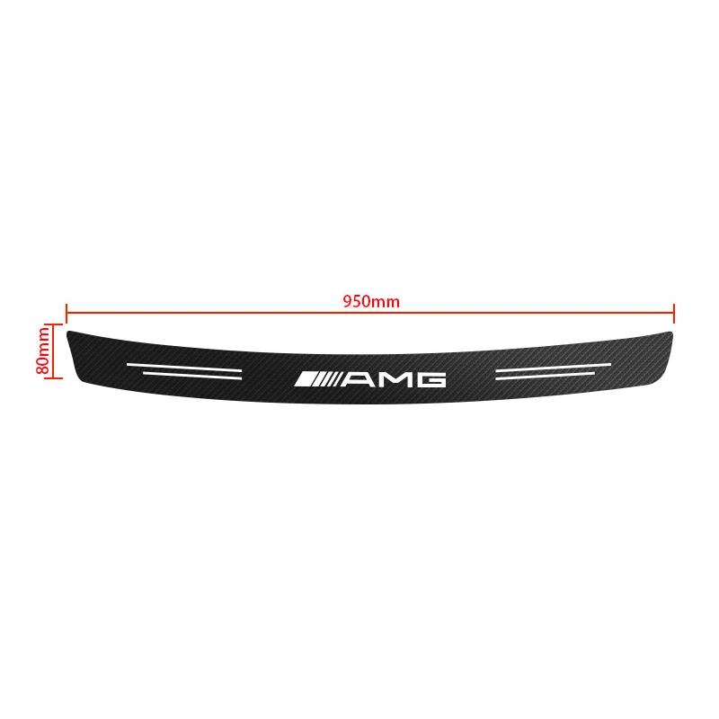 Protezione Paracolpi Posteriore Adesivo per Bagagliaio Auto in Fibra di Carbonio Per Mercedes Benz W212 W213 W205 W177 W247 W176 X253 ecc.