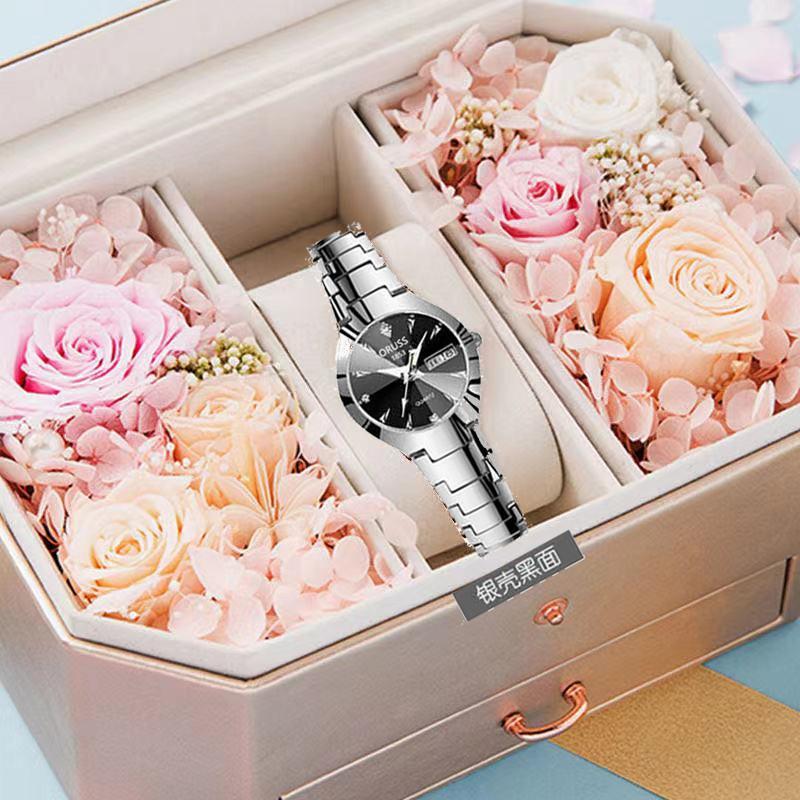 Chinese Style Medieval Small Fragrant Style Simple Temperament Retro Round Dial Small Exquisite Watch Female Style