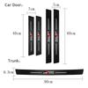 1/4/5Pcs Car Door Sill Protector Strip Anti-Scratch Sticker Keyring For Toyota 86 RAV4 CHR Corolla Camry Yaris Prado Supra Crown