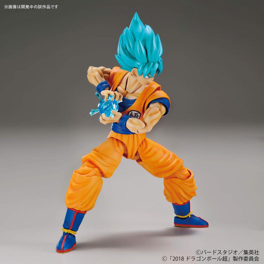 Standard Dragon Ball Super Saiyan God Super Saiyan Son Goku Plastic Model Figure-rise [Special Color] Color-coded