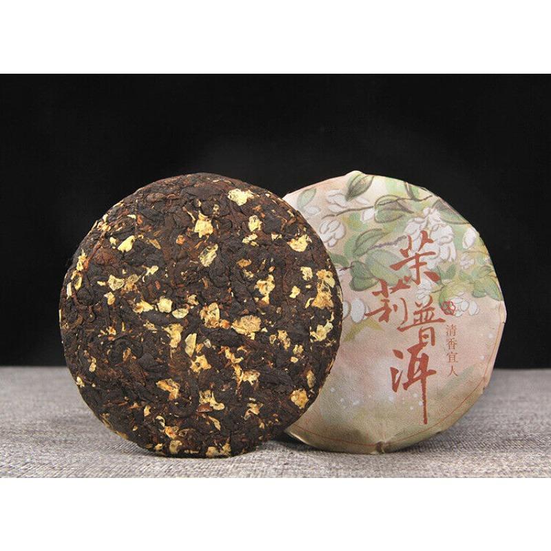 100g Pu'er Ripe Tea Jasmine Ripe Tea Cake