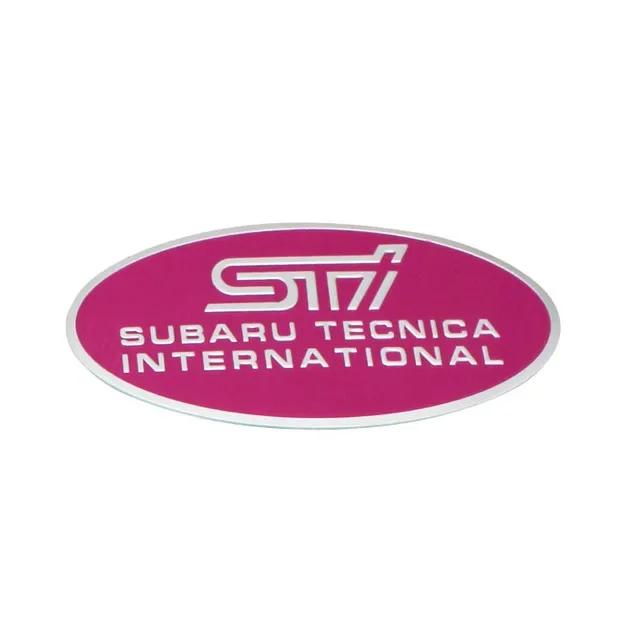 Aluminum Car Body Emblem Sticker Tail Trunk Badge Decal for Subaru STI XV WRC WRX BRZ FORESTER IMPREZA LEGACY LEVORG OUTBACK ge3