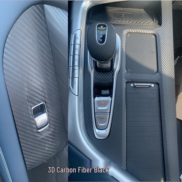 Naklejka na panel zmiany biegów z włókna węglowego Voyah Free do modyfikacji wnętrza