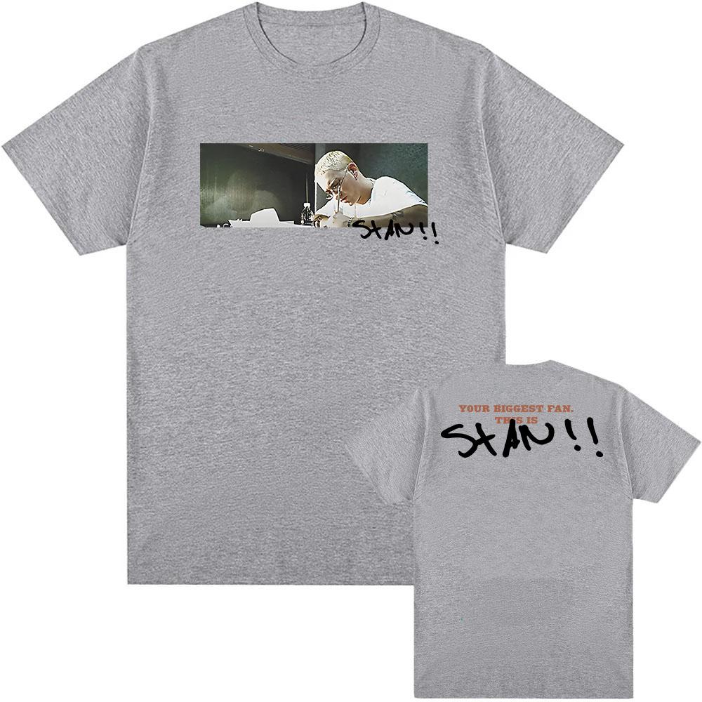 

EMINEM STANS GFX НАЙБІЛЬШИЙ ФАНАТ Футболка з коротким рукавом Бавовняна Чоловіча Футболка Повсякденна Мода Унісекс Вуличний Стиль Хіп-Хоп Чоловічий Одяг Футболка M