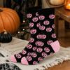 Unisex Halloween Mid-Calf Socks - Trendy Fall Winter Socks for Men and Women