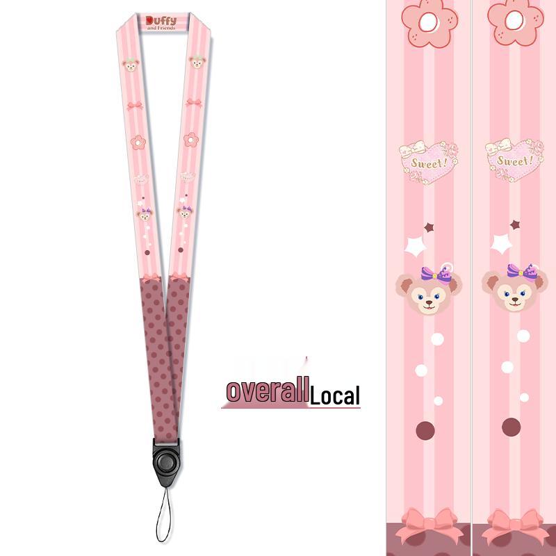 Lanyard Nero Multifunzionale Personalizzato Creativo con Porta Badge Separato per Badge Identificativi dei Dipendenti.