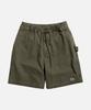 Mideueobdeiteu Relaxed Canvas Banding Shorts Pants Green