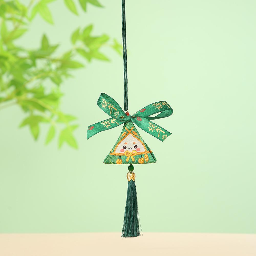 Dragon Boat Festival Sachet Sachet Purse Small Zongzi Wormwood Leaf Pendant Children'S Insect Repellent Mosquito Portable Car Pendant