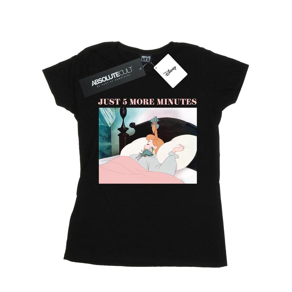 Disney Womens/Ladies Princess Just Five More Minutes Cotton T-Shirt