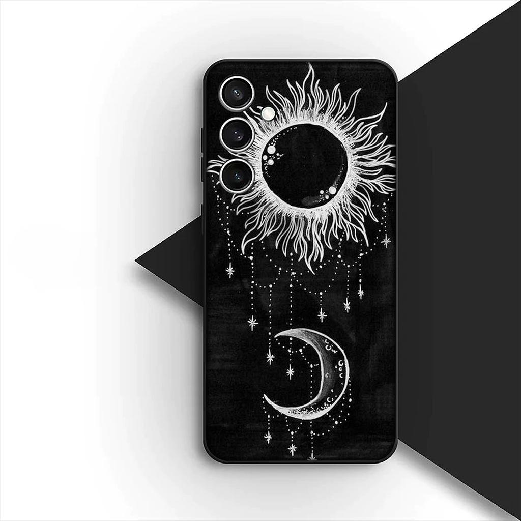 Cover for Motorola Moto G55 G45 G75 G85 G35 Edge 50 30 Fusion 40 NEO Ultra Pro Casing Phone Case Moon Astronaut Stars Art