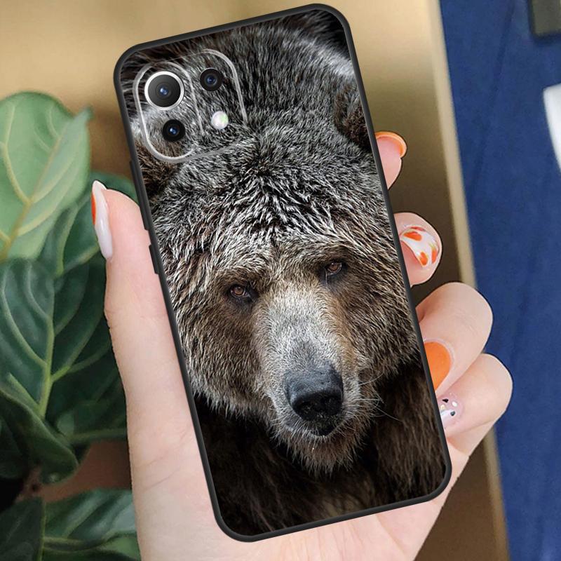 

Cute Grizzly Bear Case For Xiaomi 15T 14T 13T Pro 14 15 Ultra 17 Pro Max POCO X7 F8 Pro X5 X6 F5 F6 F7 Coque POCO F6
