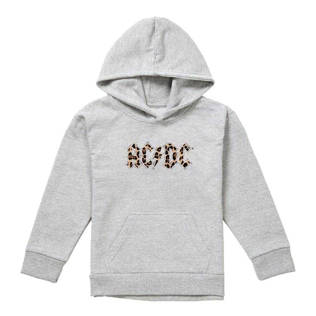 AC/DC Childrens/Kids Leopard Print Pull Over Hoodie
