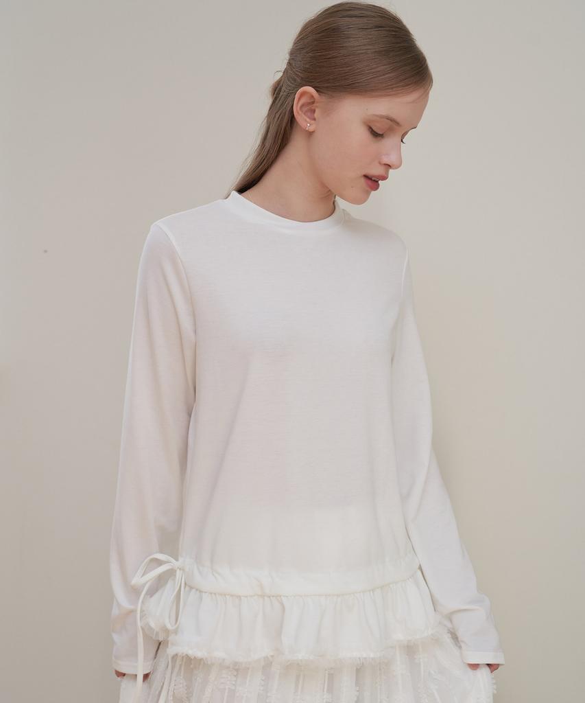 Peullobeu Lound Frill T-Shirts_Wt