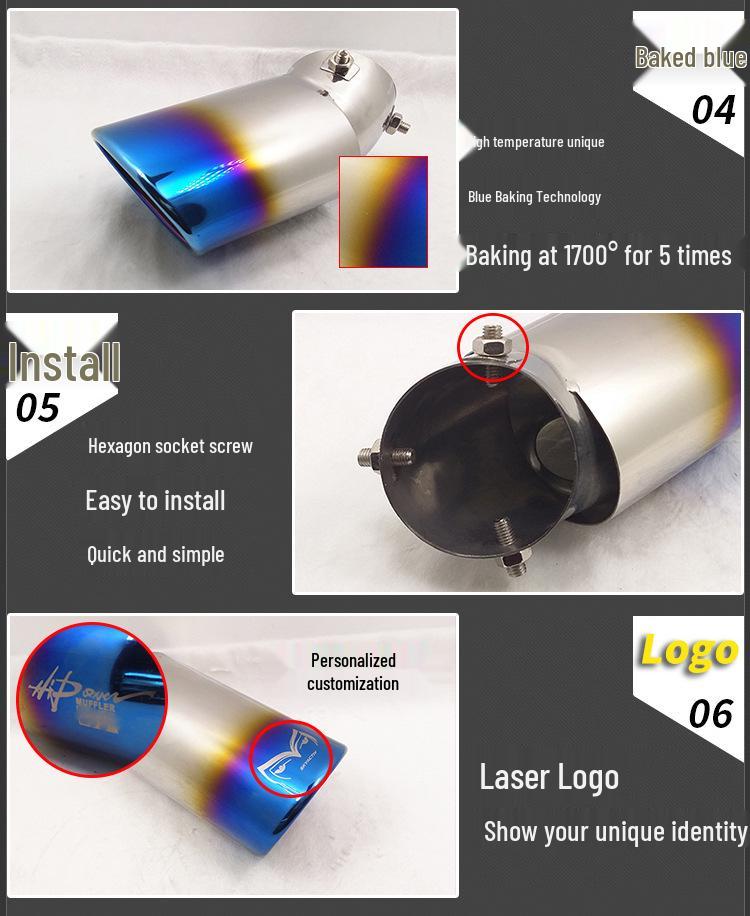 Chevrolet Trax Silver Tailpipe Exhaust Decoration