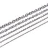 5 Meter/Los 1,2 1,6 2,5 3 mm Kreuz Edelstahl Halsketten Ketten Großhandel Gliederkette Für DIY Schmuckherstellung Zubehör