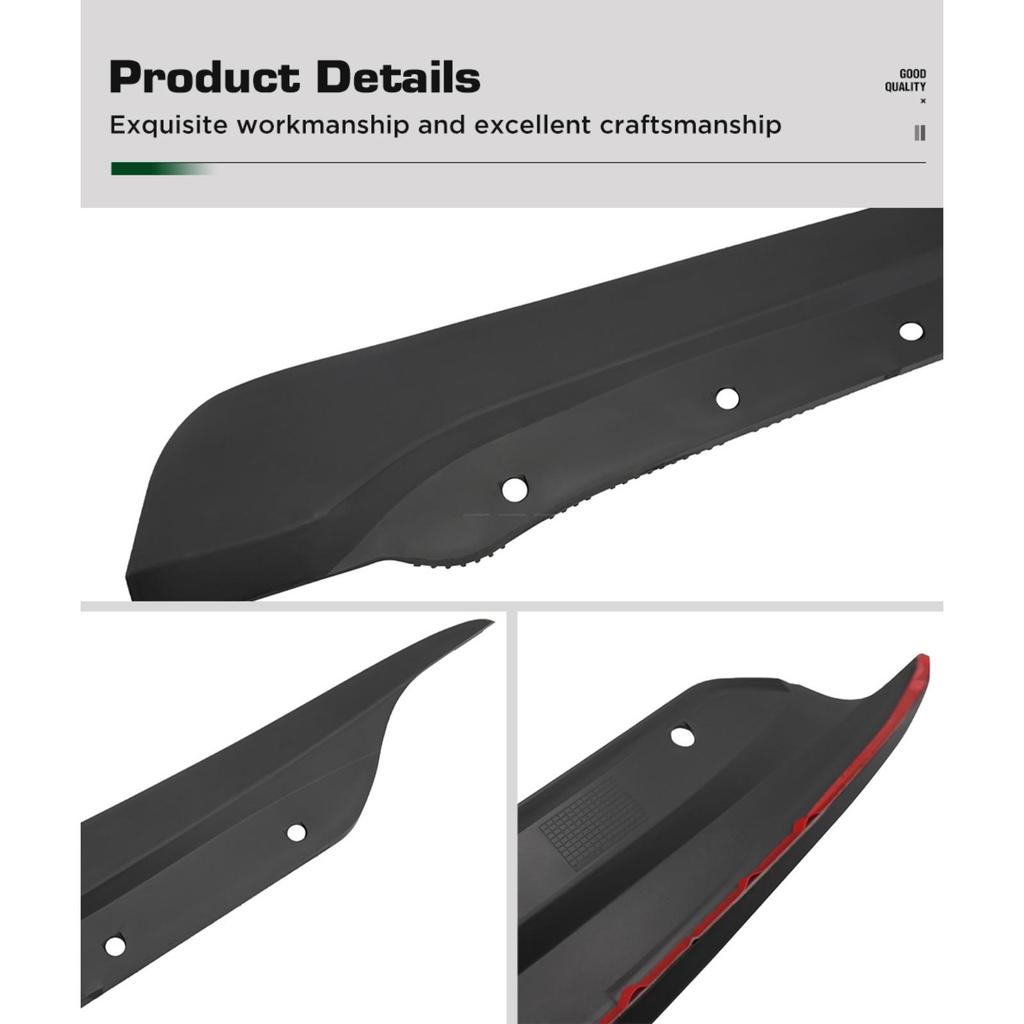 4PCS Splash Guards Mudguards Compatible with Chevrolet Corvette C6 2005 2006 2007 2008 2009 2010 2011 2012 2013