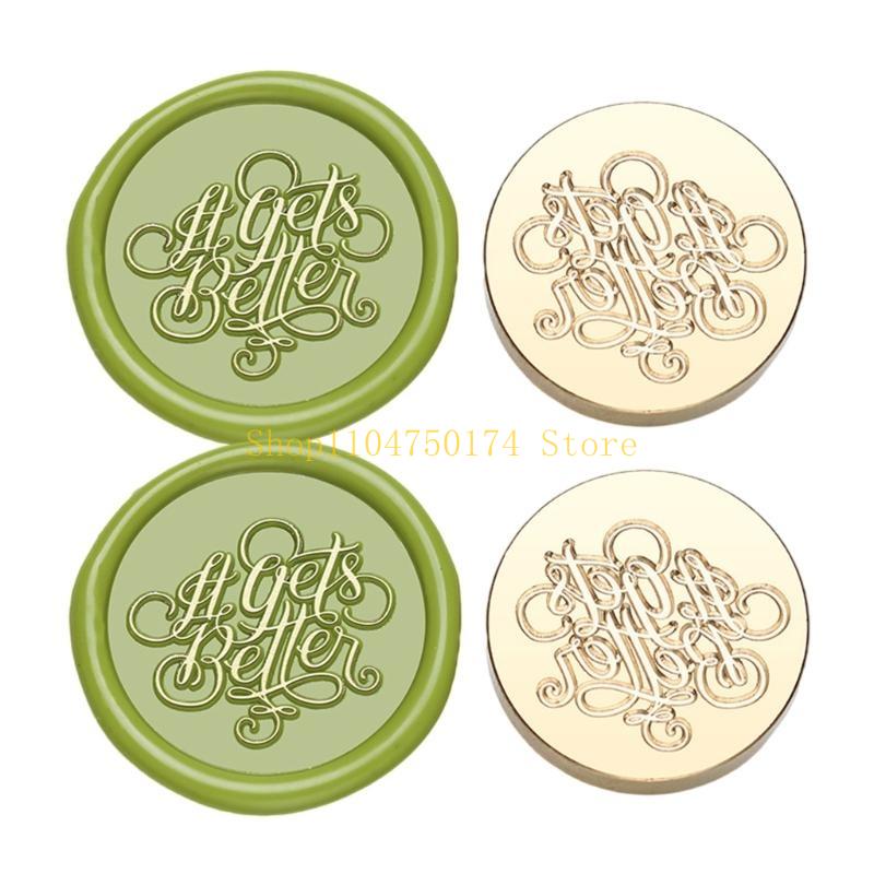 Seal Stamp Head Replacement Antique Embossed Sealing Stamp Head for Envelope top sale