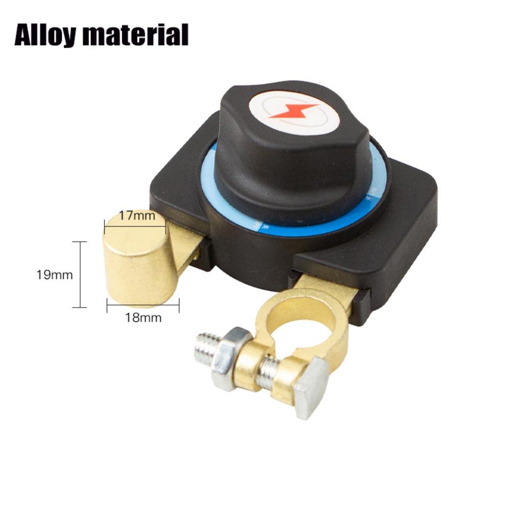 Neuer wasserdichter Batterieschalter Manuelle Bedienung Kupfer Stromabschaltschalter Negativschalter 12V-24V Kfz-Schalter