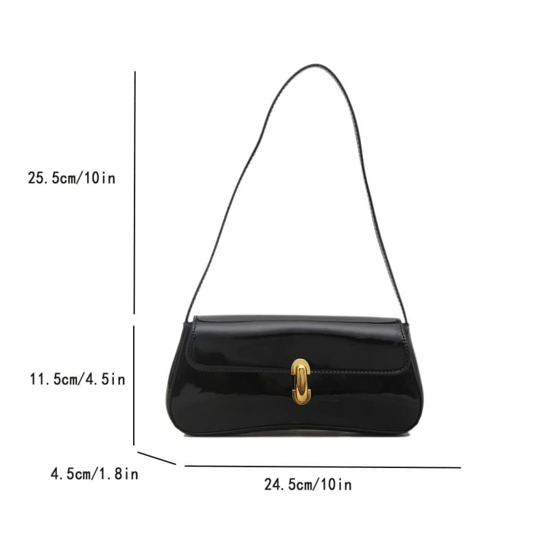 Women's vintage underarm bag hand-held small square bag