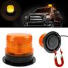 LED Car Strobe Light, Emergency Rotating Beacon Light for Traffic Indication, Orange Blue Red Flash Warning Light for Vehicles